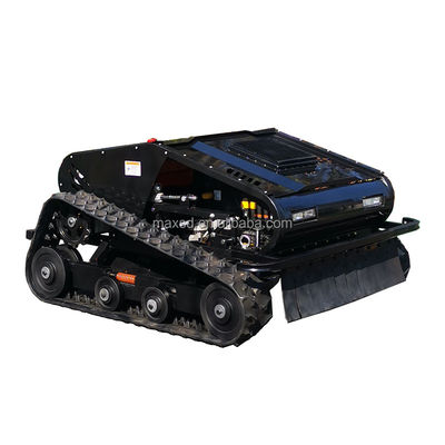 Remote Control V-Twin Cylinder Lawn Mower RC Crawler All Terrain Slope Mowing Machine Tracked Grass Cutter Radio Controlled Robotic Mowers